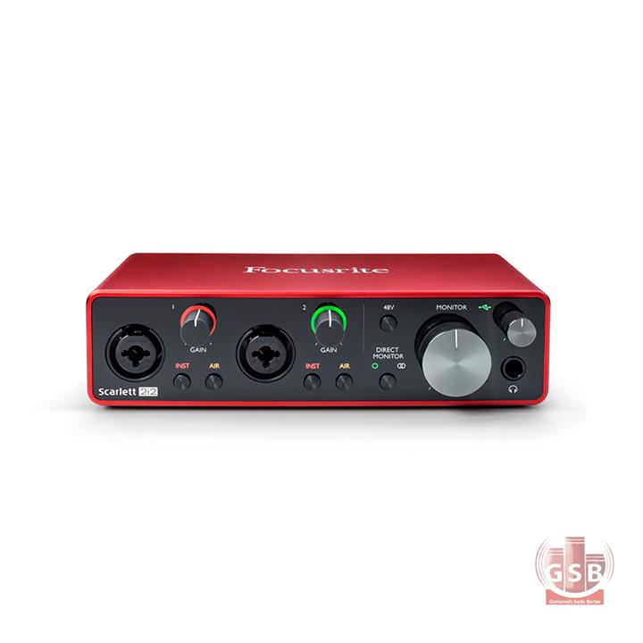 کارت صدا فکوسرایت Focusrite Scarlett 2i2 G3